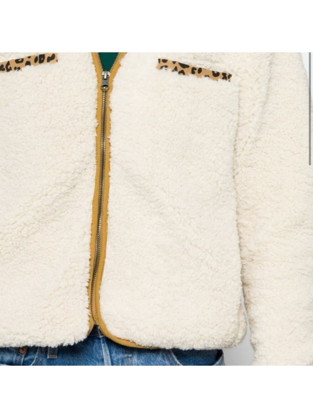 Thread & Supply Celine Sherpa Jacket – Off-White – Size M (NWOT) - Picture 4 of 4